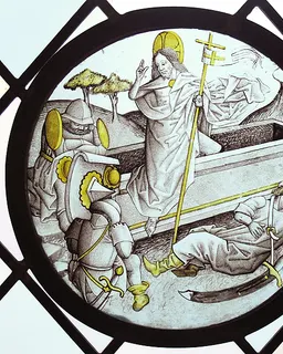 Roundel with the Resurrection by Anonymous