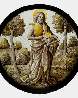 Roundel with Saint John the Baptist by Pseudo-Ortkens