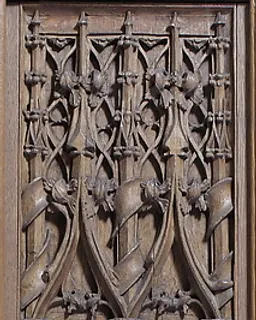 Panel with Christ Before the High Priest by Anonymous