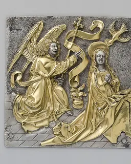 Plaque with The Annunciation by Anonymous