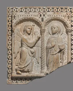 Relief with the Annunciation by Anonymous
