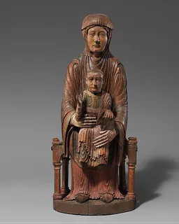 Enthroned Virgin and Child by Anonymous