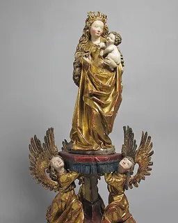 Virgin and Child Supported by Angels by Anonymous