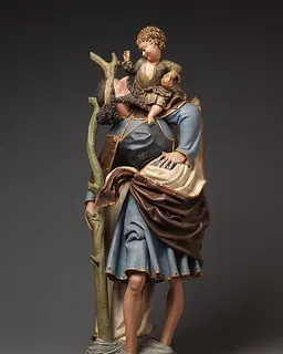 Saint Christopher Carrying Christ by Anonymous