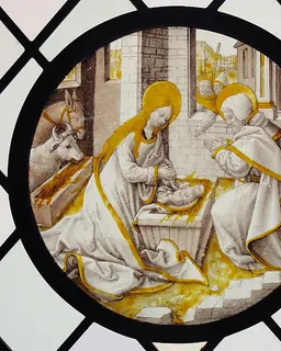 Roundel with the Nativity by Anonymous