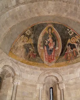 The Virgin and Child in Majesty and the Adoration of the Magi by Master of Pedret