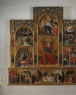 Retable with Scenes from the Life of Saint Andrew by Master of Roussillon