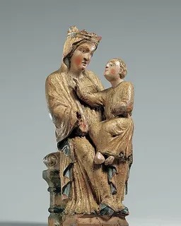 Enthroned Virgin and Child by Anonymous