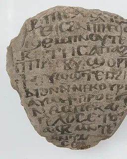 Ostrakon with a Letter from Jonah to Elias by Anonymous