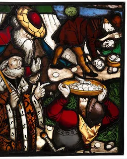 Gathering Manna by Friedrich Brunner