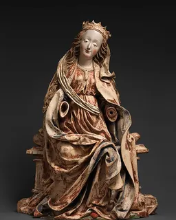Enthroned Virgin by Anonymous