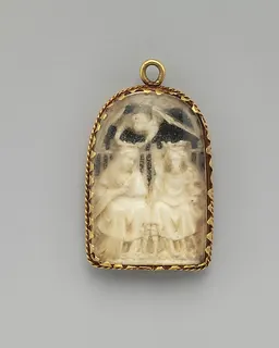 Pendant with the Coronation of the Virgin by Anonymous