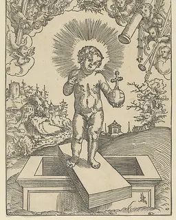 The Infant Christ as Redeemer by Lucas Cranach the Elder
