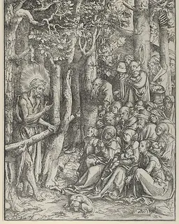 The Sermon of St. John the Baptist by Lucas Cranach the Elder