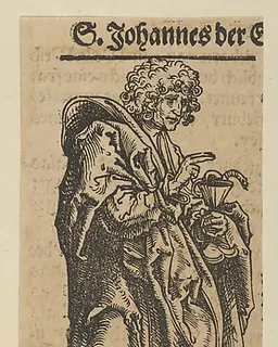 Silver Statuette of St. John, from the "Wittenberg Reliquaries" by Lucas Cranach the Elder