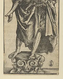 Silver Statuette of St. John the Baptist, from the "Wittenberg Reliquaries" by Lucas Cranach the Elder