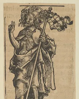 Silver Statuette of the Risen Christ, from the "Wittenberg Reliquaries" by Lucas Cranach the Elder