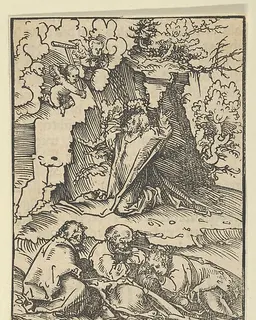 Relief with Christ on the Mount of Olives, from the "Wittenberg Reliquaries" by Lucas Cranach the Elder