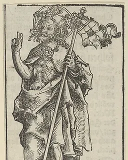 A Silver Statuette of the Risen Christ, from the Wittenberg Reliquaries by Lucas Cranach the Elder