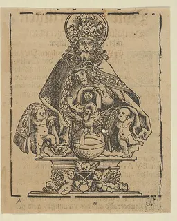 Reliquary with the Trinity, from "Wittenberg Reliquaries" by Lucas Cranach the Elder