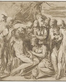 The Annointing of Christ's Body by Adam von Bartsch