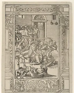 Christ Crowned with Thorns, from "The Passion" by Lucas Cranach the Elder