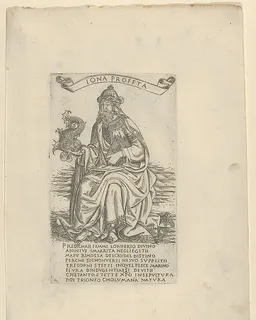 The Prophet Jonah, from "Prophets and Sibyls" by Francesco Rosselli