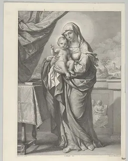 Virgin and Child by Cesare Ferreri