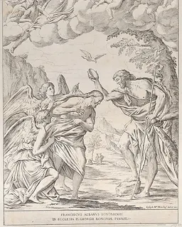 Plate 8: the Baptism of Christ by Giuseppe Maria Mitelli