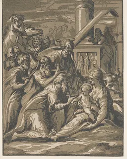 Adoration of the Magi by Niccolò Vicentino