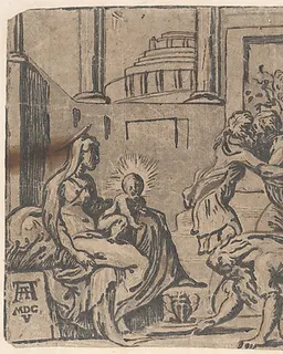The Adoration of the Magi by Niccolò Vicentino