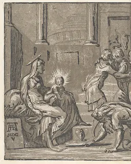 The Adoration of the Magi by Niccolò Vicentino