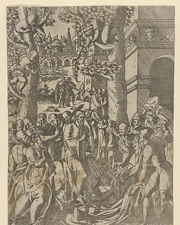 Christ's Entry into Jerusalem by Léonard Limosin