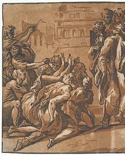 Christ healing the Lepers by Niccolò Vicentino