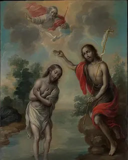 The Baptism of Christ by Nicolás Enríquez