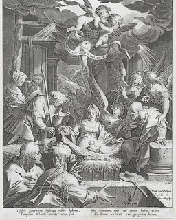 Nativity by Aegidius Sadeler II