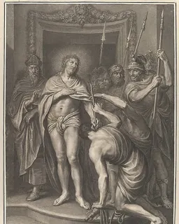 Christ Before the People, from The Passion of Christ, plate 15 by Grégoire Huret