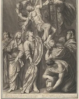 The Last Judgment, from The Passion of Christ, plate 32 by Grégoire Huret
