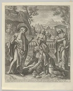 Noli Me Tangere, from "The Passion of Christ" by Johann Sadeler I