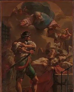The Execution of Saint John the Baptist by Ubaldo Gandolfi