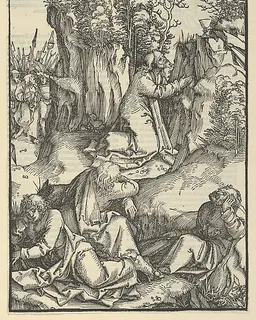 The Agony in the Garden, from Speculum passionis domini nostri Ihesu Christi by Hans Schäufelein