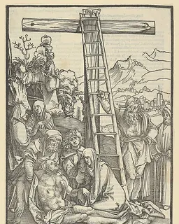 The Lamentation Beneath the Cross, from Speculum passionis domini nostri Ihesu Christi by Hans Schäufelein