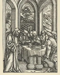 The Wedding at Cana, from "The Life of Christ" by Hans Schäufelein