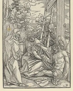 The Lamentation, from "The Life of Christ" by Hans Schäufelein