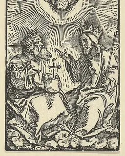 The Holy Trinity, from "Via Felicitatis" by Hans Schäufelein