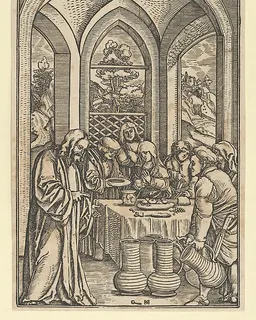 The Wedding at Cana, from The Life of Christ by Hans Schäufelein