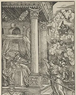 The Annunciation by Hans Schäufelein