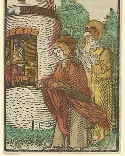 St. John in Prison, from Das Plenarium by Hans Schäufelein