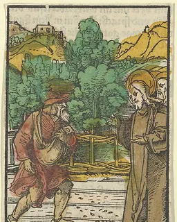 The Parable and the Sower, from Das Plenarium by Hans Schäufelein