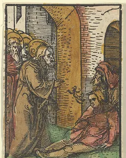 Christ Healing the Possessed, from Das Plenarium by Hans Schäufelein